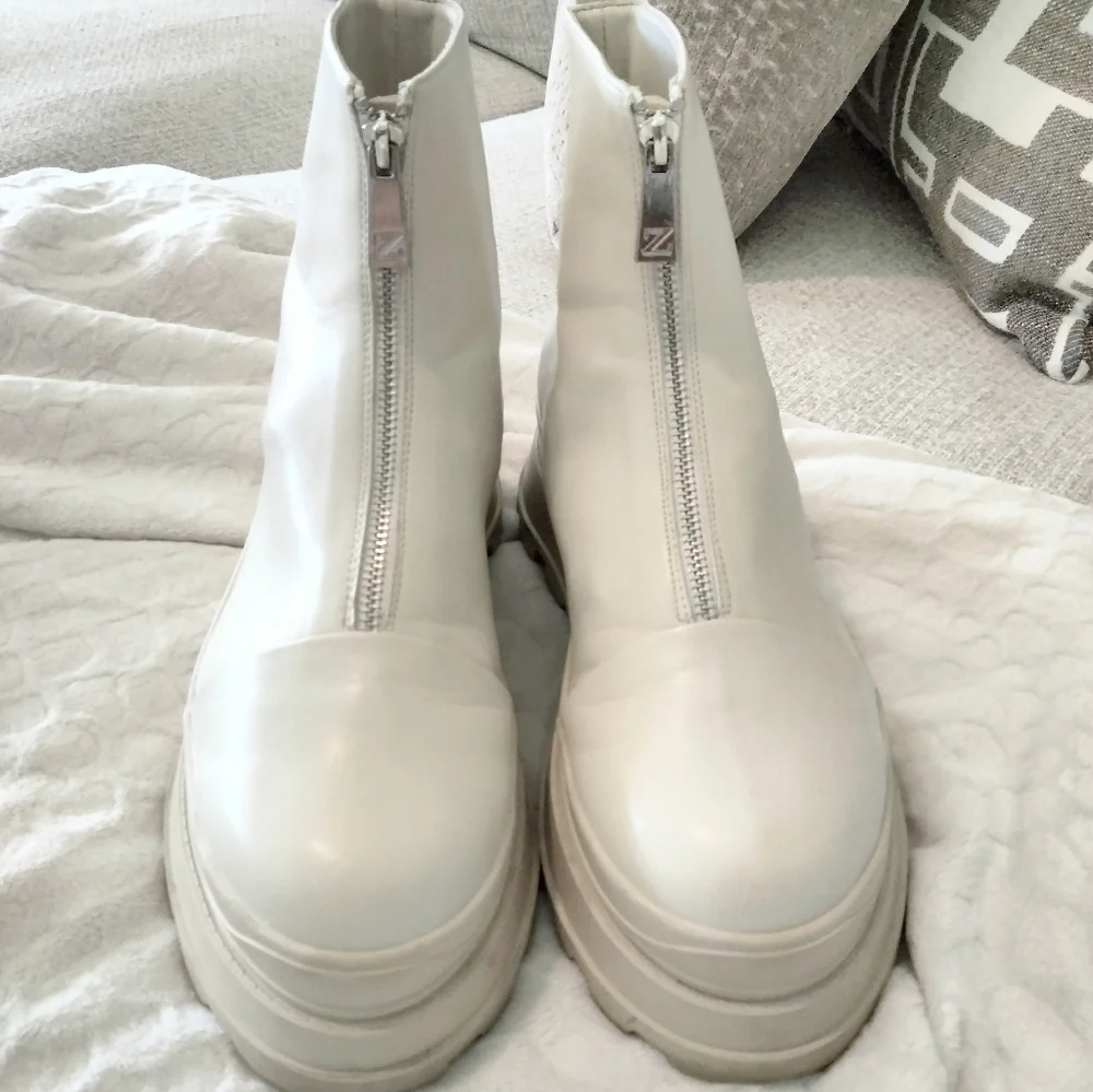 Zara flat ankle boots with zip TRF - Picture 5 of 8